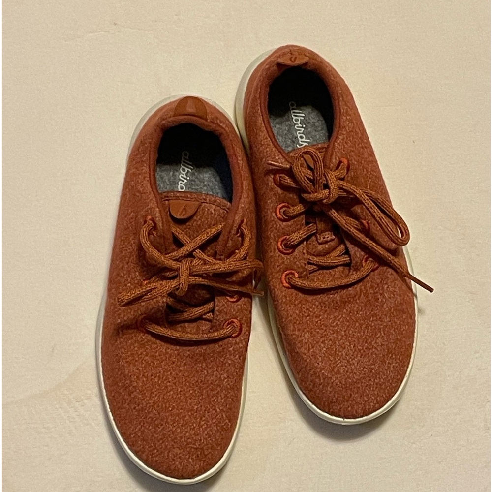 Allbirds Wool Runner Shoes Diablo with White Sole Women's Size 9 - Picture 2 of 7